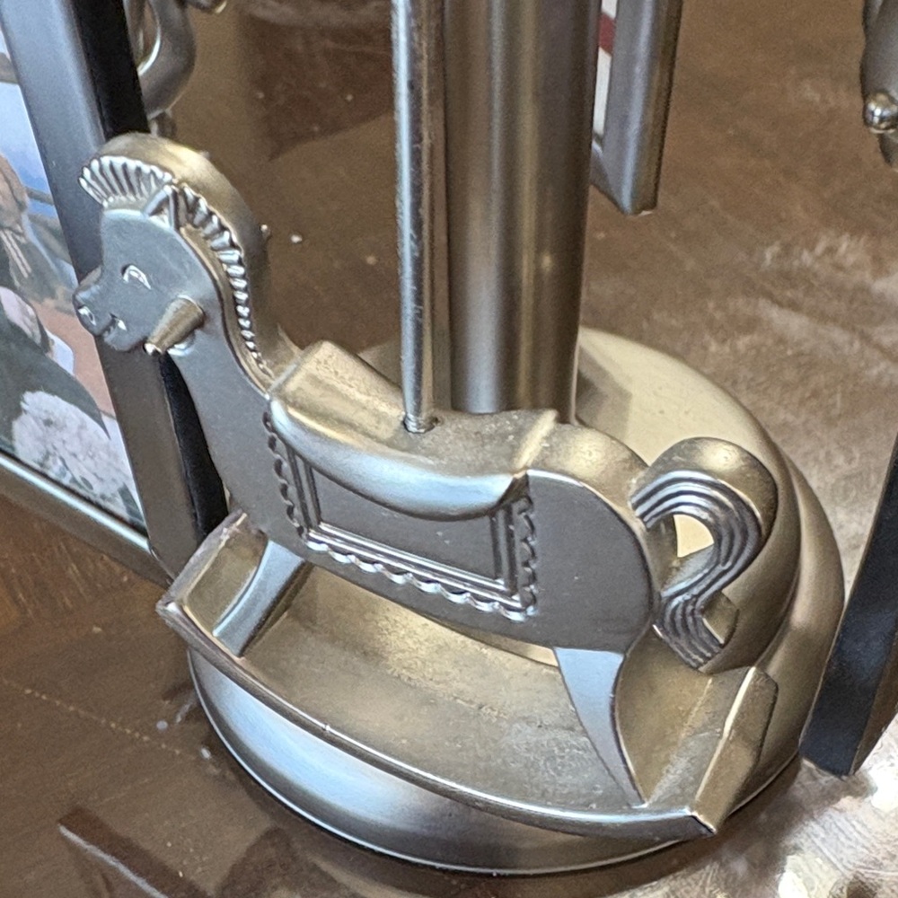 Lawrence Silver Rotating Photo Frame - Picture 6 of 10
